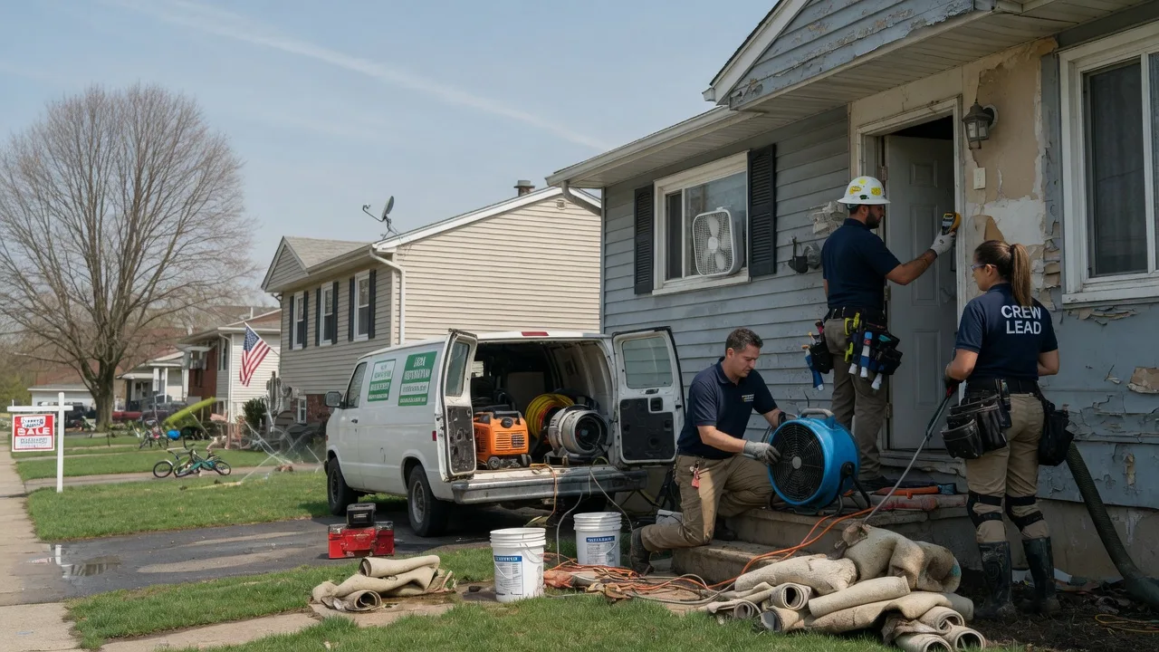 Flood Cleanup in New Hope, PA near me